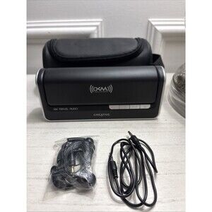 Creative Labs XM Travel Audio Portable Speaker System – Case Included – EU